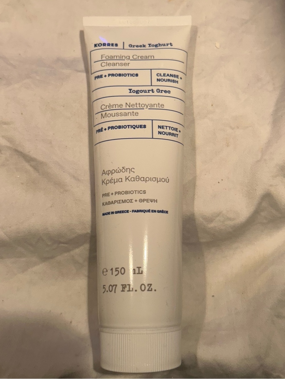 KORRES Greek Yoghurt Foaming Cream Cleanser - NIB